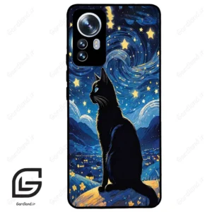 قاب گوشی شیائومی 12 پرو (Mi 12 Pro ) طرح گربه کد 2438