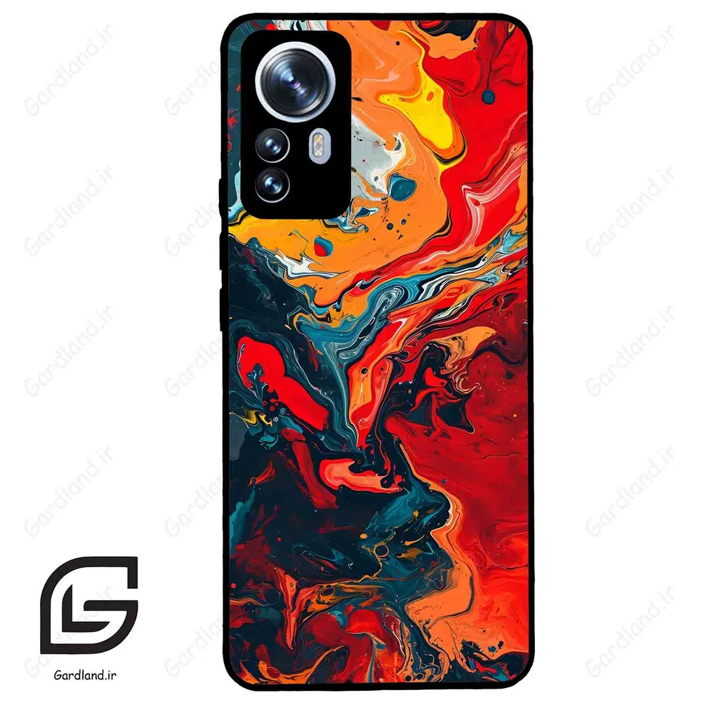 قاب گوشی شیائومی 12 پرو (Mi 12 Pro ) طرح ابرنگی کد 2490