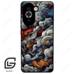 قاب گوشی هوآوی نوا 10Pro (Huawei Nova 10 Pro ) طرح ابرنگی کد 2448