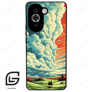 قاب گوشی هوآوی نوا 10Pro (Huawei Nova 10 Pro ) طرح ابرنگی کد 2491