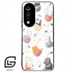قاب گوشی هوآوی نوا 10z (Huawei Nova 10z ) طرح گربه کد 2633
