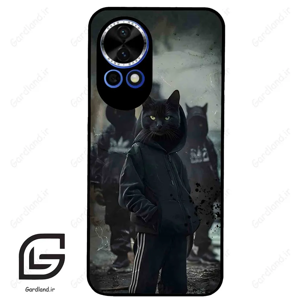 قاب گوشی هوآوی نوا 12 (Huawei Nova 12 ) طرح گربه کد 2091
