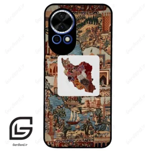 قاب گوشی هوآوی نوا 12 (Huawei Nova 12 ) طرح نقشه ایران کد 2287