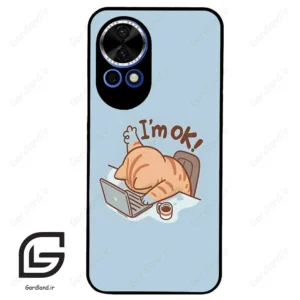 قاب گوشی هوآوی نوا 12 (Huawei Nova 12 ) طرح گربه کد 2297