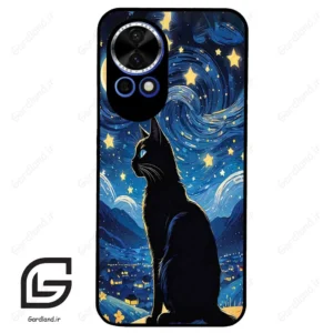 قاب گوشی هوآوی نوا 12 (Huawei Nova 12 ) طرح گربه کد 2438
