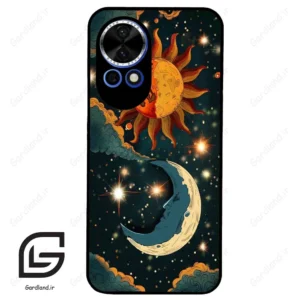 قاب گوشی هوآوی نوا 12 (Huawei Nova 12 ) طرح ماه کد 2474
