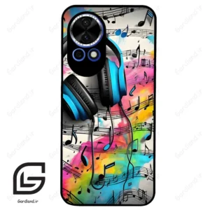 قاب گوشی هوآوی نوا 12 (Huawei Nova 12 ) طرح موسیقی کد 2482