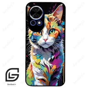 قاب گوشی هوآوی نوا 12 (Huawei Nova 12 ) طرح گربه کد 2483