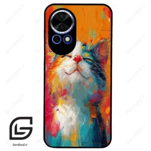 قاب گوشی هوآوی نوا 12 (Huawei Nova 12 ) طرح گربه کد 2489