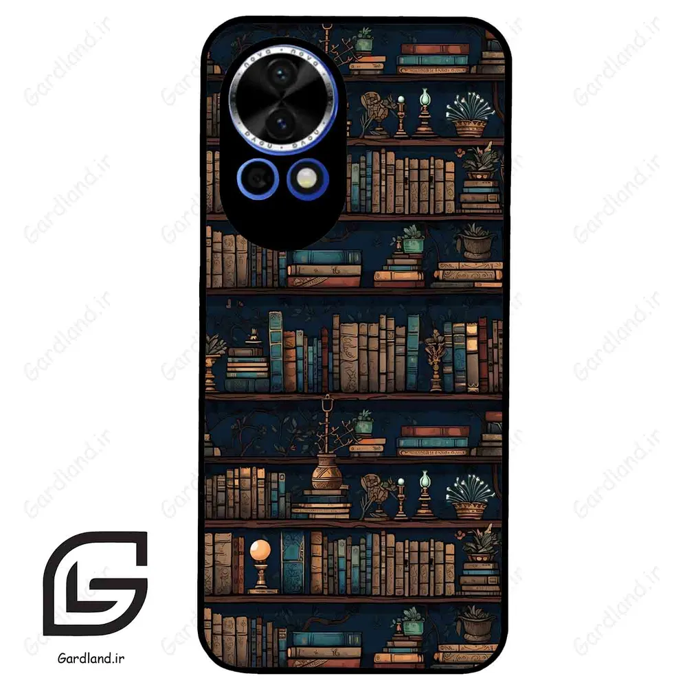 قاب گوشی هوآوی نوا 12 (Huawei Nova 12 ) طرح کتابخانه کد 2536