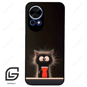 قاب گوشی هوآوی نوا 12 (Huawei Nova 12 ) طرح گربه کد 2580