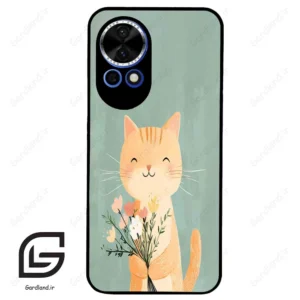 قاب گوشی هوآوی نوا 12 (Huawei Nova 12 ) طرح گربه کد 2619