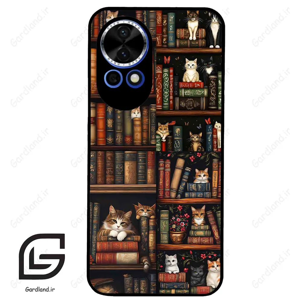 قاب گوشی هوآوی نوا 12 (Huawei Nova 12 ) طرح کتابخانه کد 2675