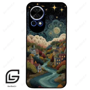 قاب گوشی هوآوی نوا 12 (Huawei Nova 12 ) طرح دهکده کد 2736