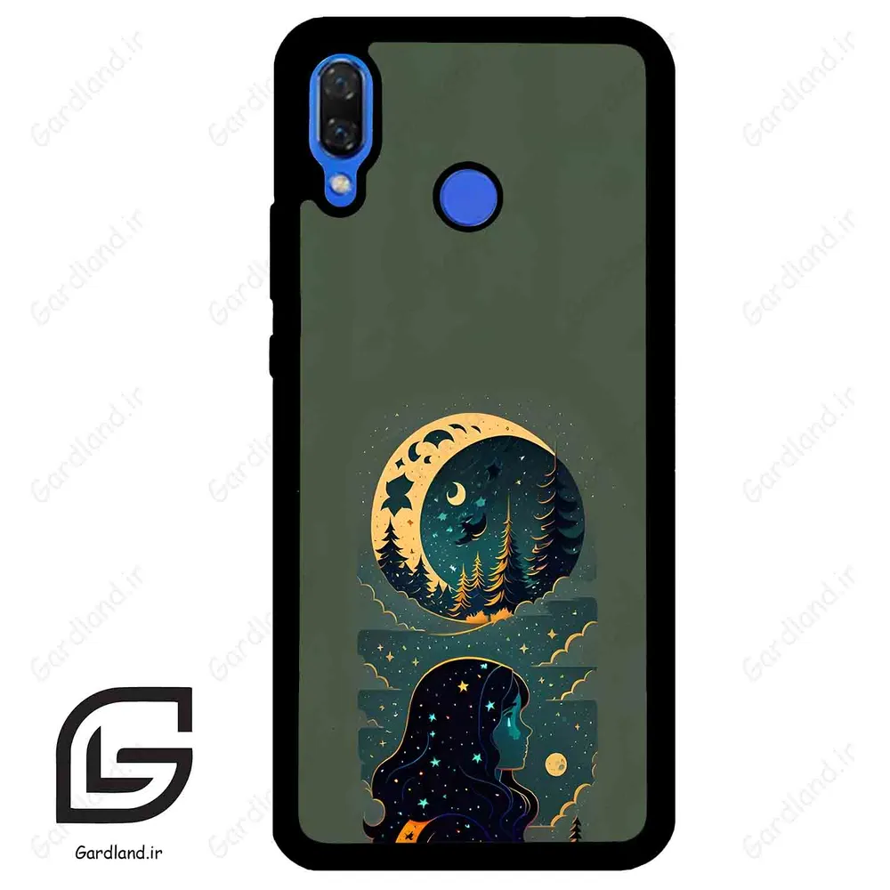 قاب گوشی هوآوی نوا 3 (Huawei Nova 3 ) طرح ماه کد 2267