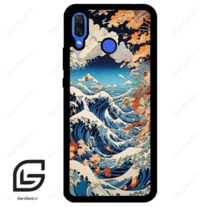 قاب گوشی هوآوی نوا 3 (Huawei Nova 3 ) طرح موج کد 2418