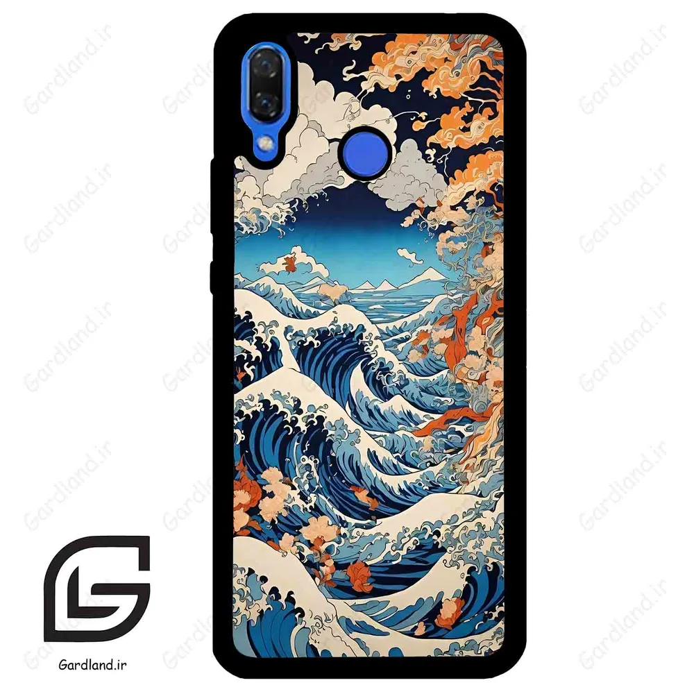 قاب گوشی هوآوی نوا 3 (Huawei Nova 3 ) طرح موج کد 2418