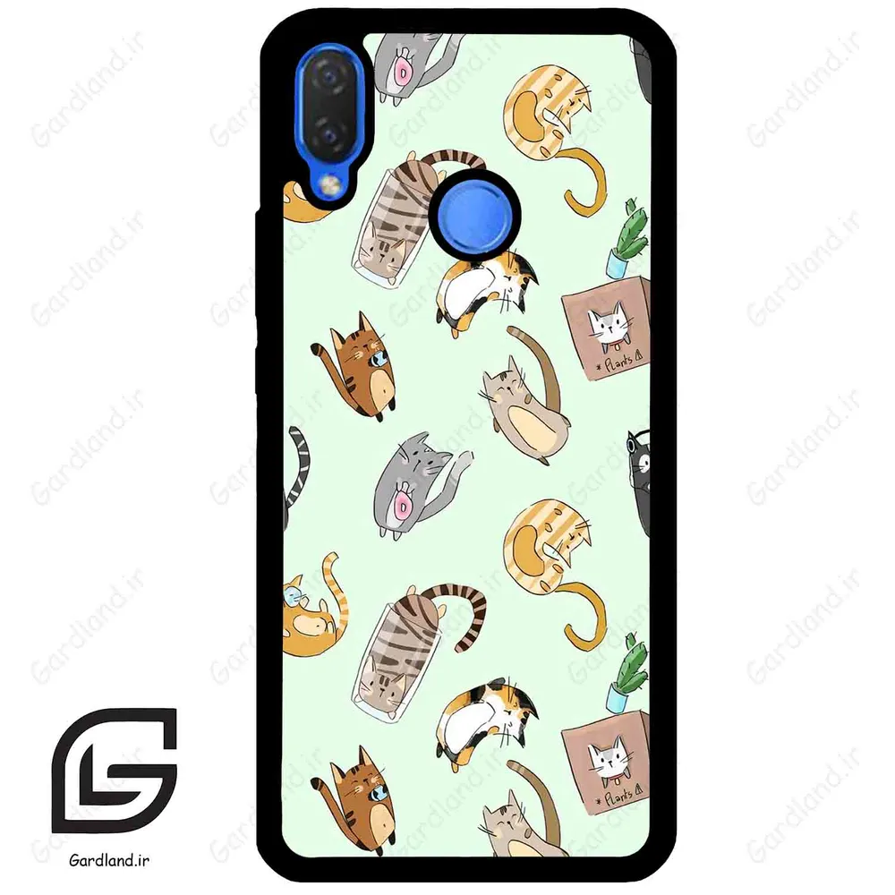 قاب گوشی هوآوی نوا 3i (Huawei Nova 3i ) طرح گربه کد 2622