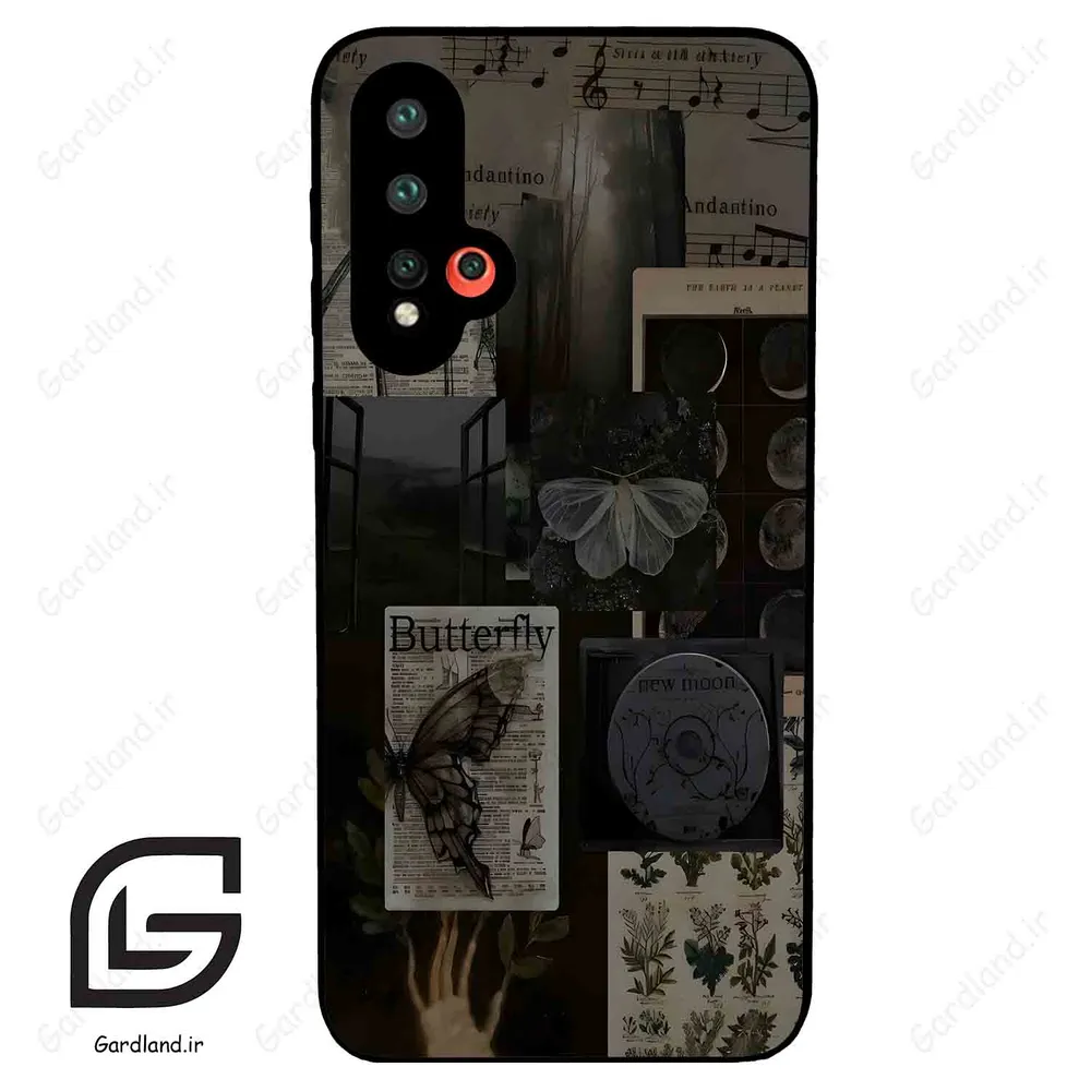 قاب گوشی هوآوی نوا 5 (Huawei Nova 5-5Pro ) طرح پروانه کد 2096