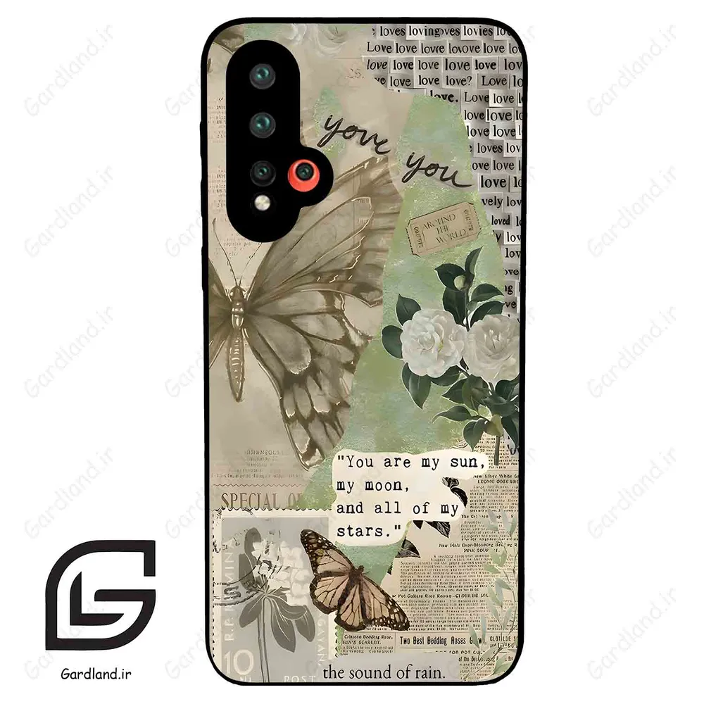 قاب گوشی هوآوی نوا 5 (Huawei Nova 5-5Pro ) طرح پروانه کد 2244