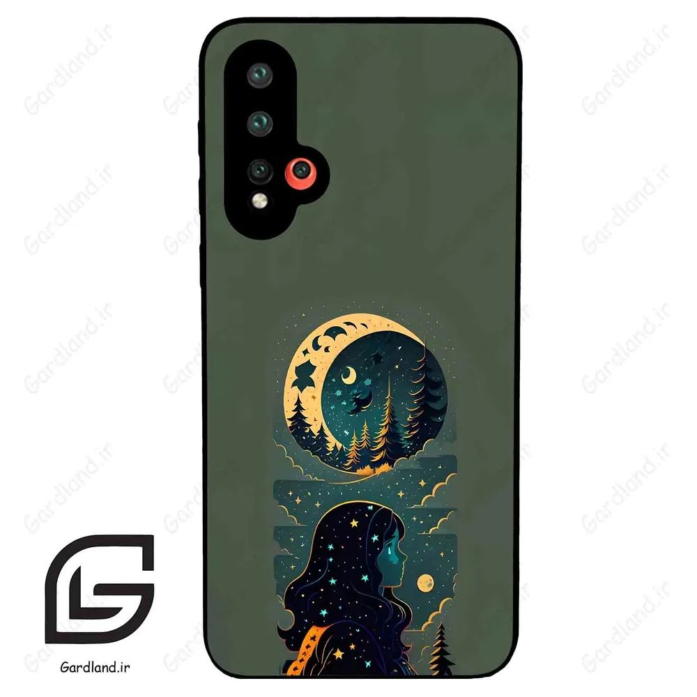 قاب گوشی هوآوی نوا 5 (Huawei Nova 5-5Pro ) طرح ماه کد 2267