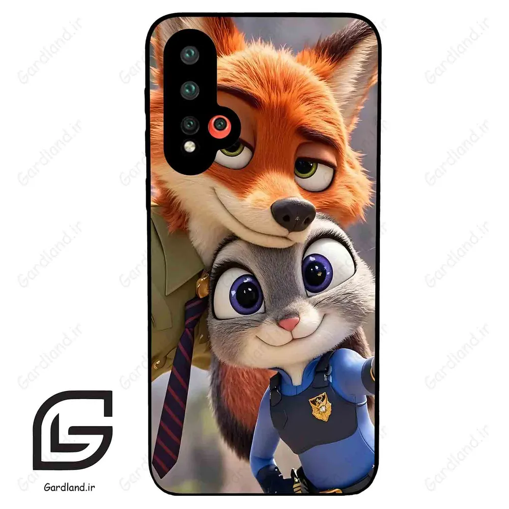 قاب گوشی هوآوی نوا 5 (Huawei Nova 5-5Pro ) طرح زوتوپیا کد 2496