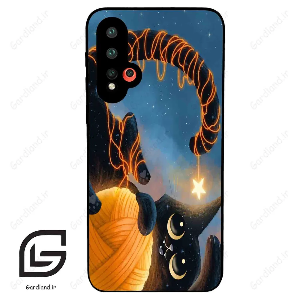 قاب گوشی هوآوی نوا 5 (Huawei Nova 5-5Pro ) طرح گربه کد 2654