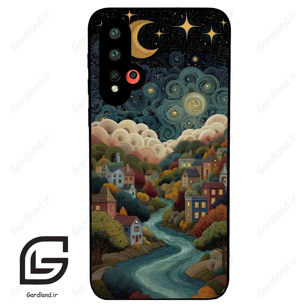 قاب گوشی هوآوی نوا 5 (Huawei Nova 5-5Pro ) طرح دهکده کد 2736