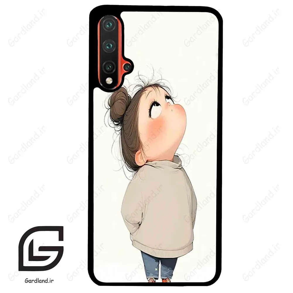 قاب گوشی هوآوی نوا 5Plus (Huawei Nova 5 Plus ) طرح دختر کد 2057