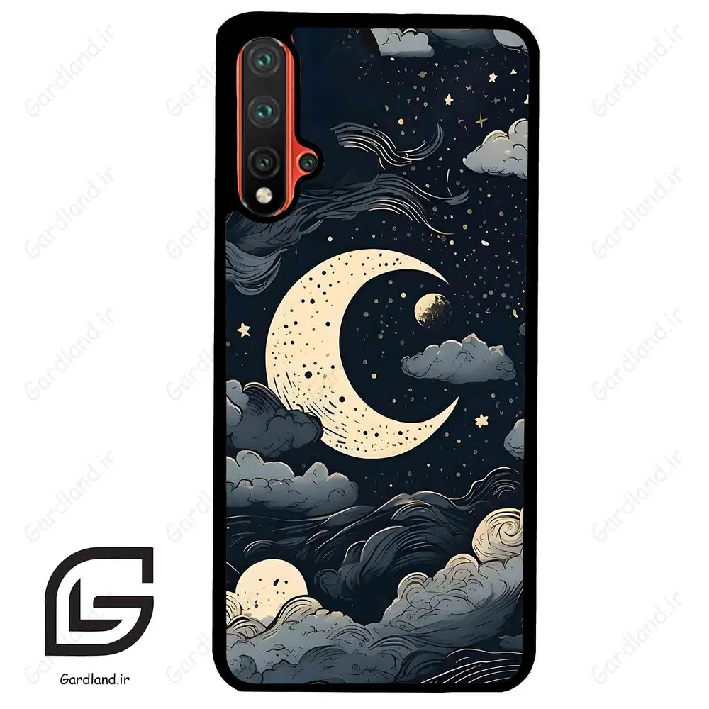 قاب گوشی هوآوی نوا 5Plus (Huawei Nova 5 Plus ) طرح ماه کد 2173
