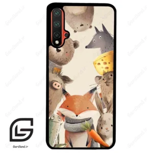 قاب گوشی هوآوی نوا 5Plus (Huawei Nova 5 Plus ) طرح حیوانات کد 2338