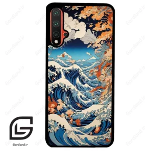 قاب گوشی هوآوی نوا 5Plus (Huawei Nova 5 Plus ) طرح موج کد 2418