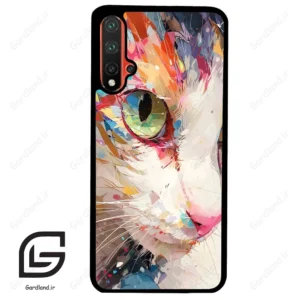 قاب گوشی هوآوی نوا 5Plus (Huawei Nova 5 Plus ) طرح گربه کد 2437