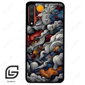 قاب گوشی هوآوی نوا 5Plus (Huawei Nova 5 Plus ) طرح ابرنگی کد 2448