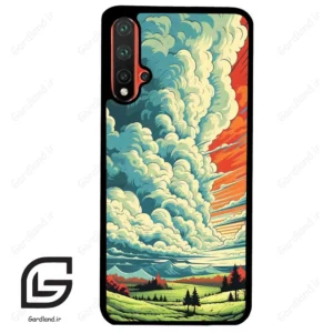 قاب گوشی هوآوی نوا 5Plus (Huawei Nova 5 Plus ) طرح ابرنگی کد 2491