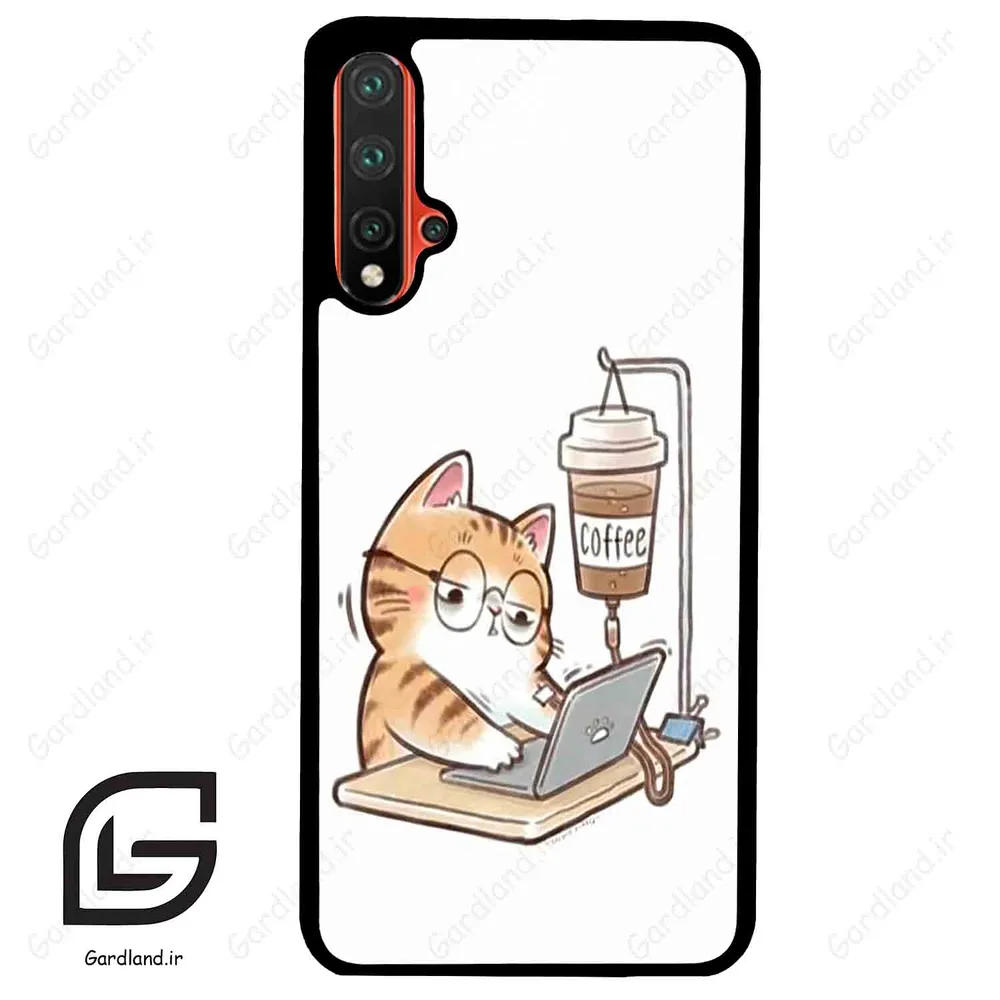 قاب گوشی هوآوی نوا 5Plus (Huawei Nova 5 Plus ) طرح گربه کد 2617