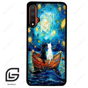 قاب گوشی هوآوی نوا 5Plus (Huawei Nova 5 Plus ) طرح گربه کد 2727