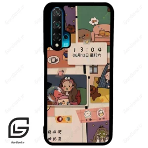 قاب گوشی هوآوی نوا 5T (Huawei Nova 5T ) طرح دخترانه کد 2254