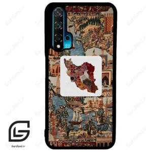 قاب گوشی هوآوی نوا 5T (Huawei Nova 5T ) طرح نقشه ایران کد 2287