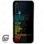 قاب گوشی هوآوی نوا 5T (Huawei Nova 5T ) طرح متن کد 2332