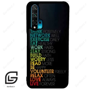 قاب گوشی هوآوی نوا 5T (Huawei Nova 5T ) طرح متن کد 2332
