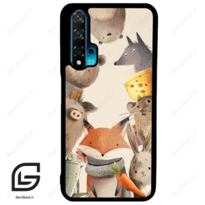 قاب گوشی هوآوی نوا 5T (Huawei Nova 5T ) طرح حیوانات کد 2338