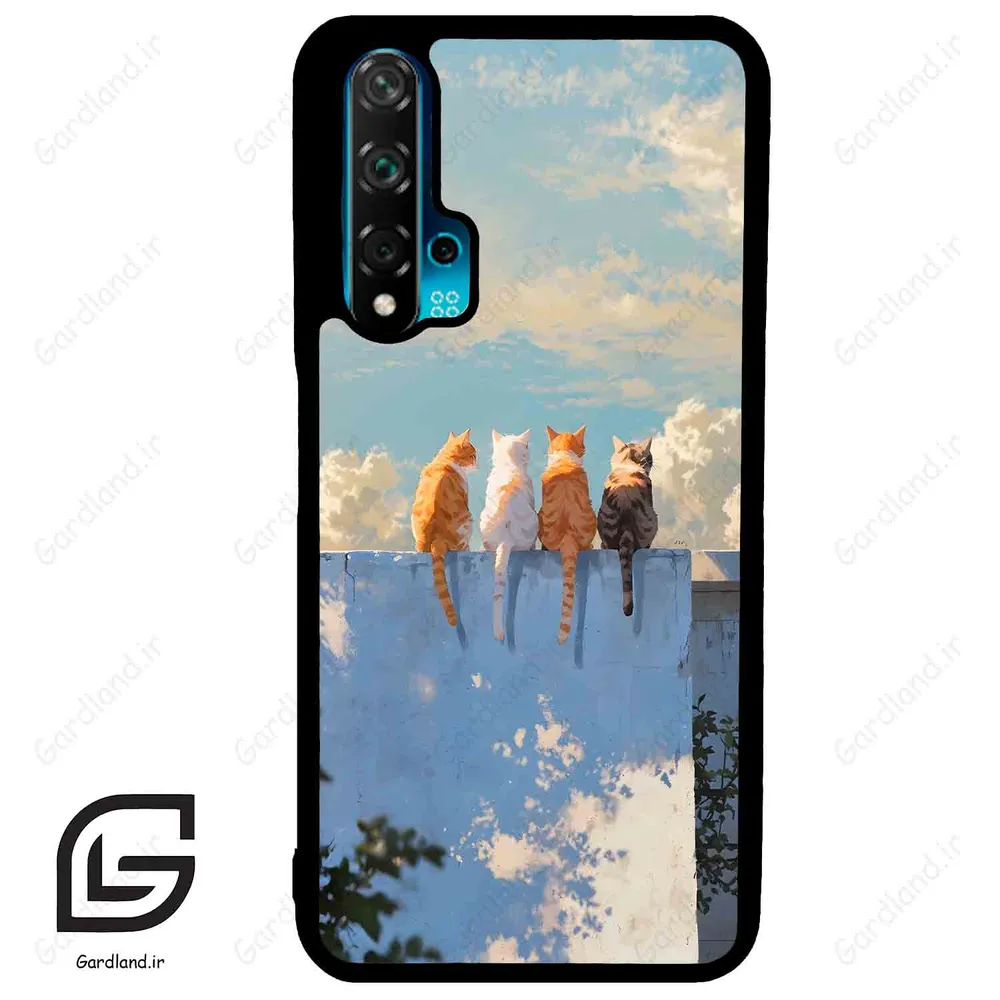 قاب گوشی هوآوی نوا 5T (Huawei Nova 5T ) طرح گربه کد 2367