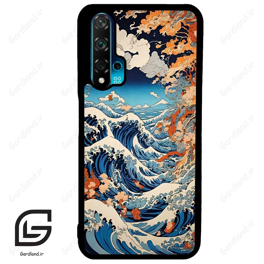 قاب گوشی هوآوی نوا 5T (Huawei Nova 5T ) طرح موج کد 2418