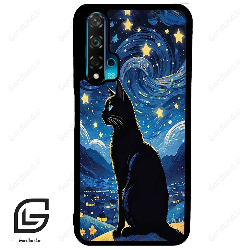 قاب گوشی هوآوی نوا 5T (Huawei Nova 5T ) طرح گربه کد 2438