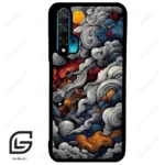 قاب گوشی هوآوی نوا 5T (Huawei Nova 5T ) طرح ابرنگی کد 2448