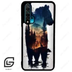 قاب گوشی هوآوی نوا 5T (Huawei Nova 5T ) طرح خرس کد 2449