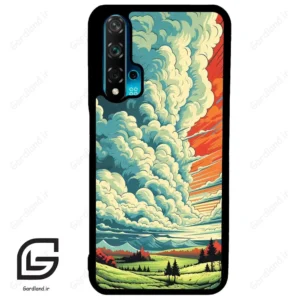 قاب گوشی هوآوی نوا 5T (Huawei Nova 5T ) طرح ابرنگی کد 2491