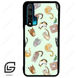 قاب گوشی هوآوی نوا 5T (Huawei Nova 5T ) طرح گربه کد 2622