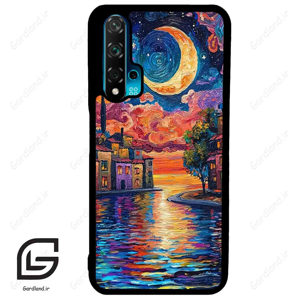 قاب گوشی هوآوی نوا 5T (Huawei Nova 5T ) طرح ماه کد 2699